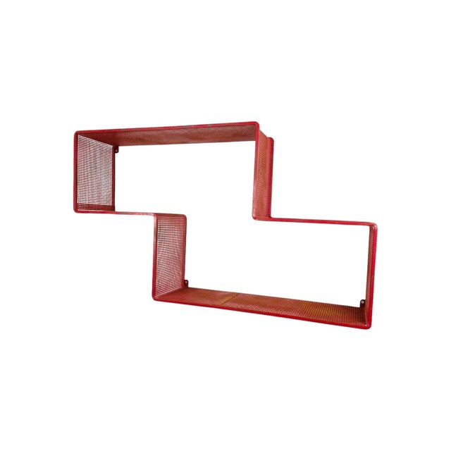 Dedal Shelf by Matthieu Matégot, 1950s, in Good conditions. Designed 1950 to 1959 I have official proof of authenticity...