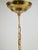 Vintage Brass and Mounted Glass Hundi Lantern Bell Lamp, 1950s For Sale - Image 12 of 13