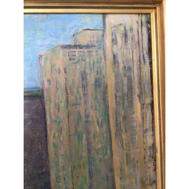 Finnish Artist, View of Tampere, 1960s, Oil on Canvas For Sale - Image 11 of 13