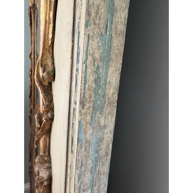 19th C. French Trumeau With Original 1867 Oil Painting. For Sale - Image 4 of 10