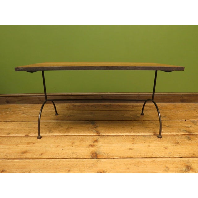 Mid-Century Modern Iron Based Coffee Table, 1960s For Sale - Image 12 of 18