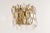 Golden Gilded Brass & Crystal Sconces from Palwa, Germany, 1970s, Set of 2 For Sale - Image 4 of 11