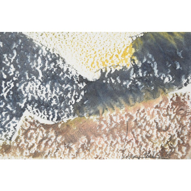 Gerhard Mevissen, Goslar Foundations II Fragment 2.5, 1999, Pencil and Watercolor on Handmade Paper, Framed For Sale - Image 10 of 13