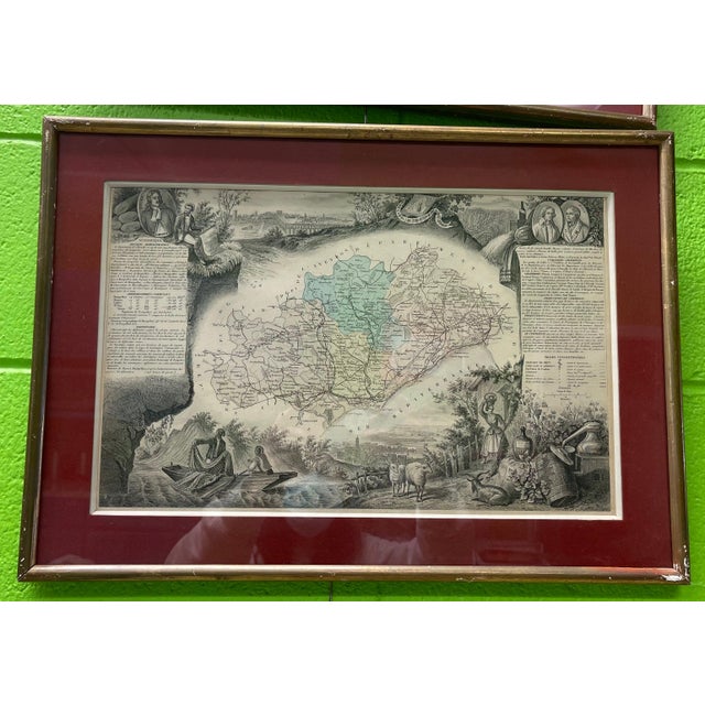 Set of 4 Antique French Maps For Sale - Image 6 of 9