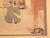 Early 20th century Japanese woodblock print in frame. Unsigned. From a series depicting the night attack and flight of...