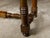 Brown Italian 1800s Walnut Baroque Style Spool Table with H-Form Cross Stretcher For Sale - Image 8 of 12