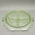 Vintage Green Depression Glass “Princess” 3 Part Divided Serving Platter by Hocking Glass For Sale - Image 9 of 10