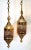 Modern Lamp Pair Brass Pendant Lights Restored For Sale - Image 3 of 14