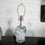 Pair of sculptural glass block table lamps For Sale - Image 4 of 9
