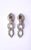 Silver Vintage Kenneth Jay Lane Faux Diamond Dangle Earrings, Pair For Sale - Image 8 of 12