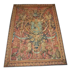 Vintage 1980s French Tapestry King Sigismond of Krakow, Poland..