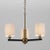 Modern Golden Bronze With Satin Black Belvedere Ceiling Light For Sale - Image 3 of 3