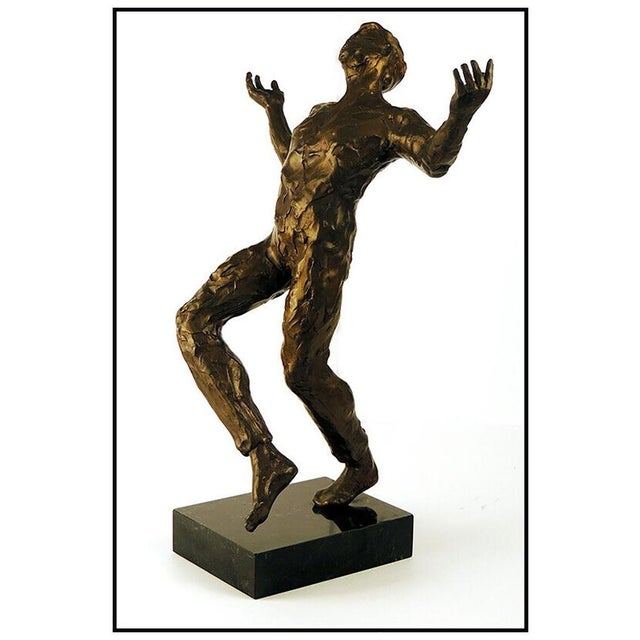 The piece measures approximately 24"h x 10" x 20" and is absolutely spectacular in person, where this amazing work comes...