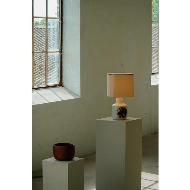 Danish Modern Porcelain Table Lamps from Bing & Grøndahl, 1960s, Set of 2 For Sale - Image 4 of 18