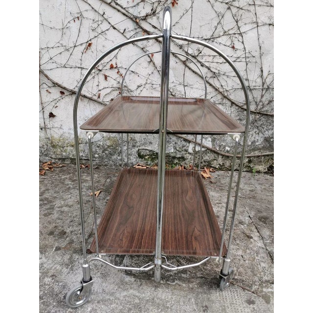 1970s Metal Folding Trolley, 1970s For Sale - Image 5 of 12