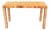 Billy Baldwin Style Wrapped Wicker Console Table With Minimalist Design For Sale