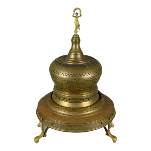 1800's Venetian Copper & Brass Bell Room Heater Brazier Fire Pit