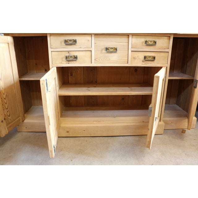 Rustic Country-Style Chest of Drawers in Wood, 1980s For Sale - Image 3 of 8