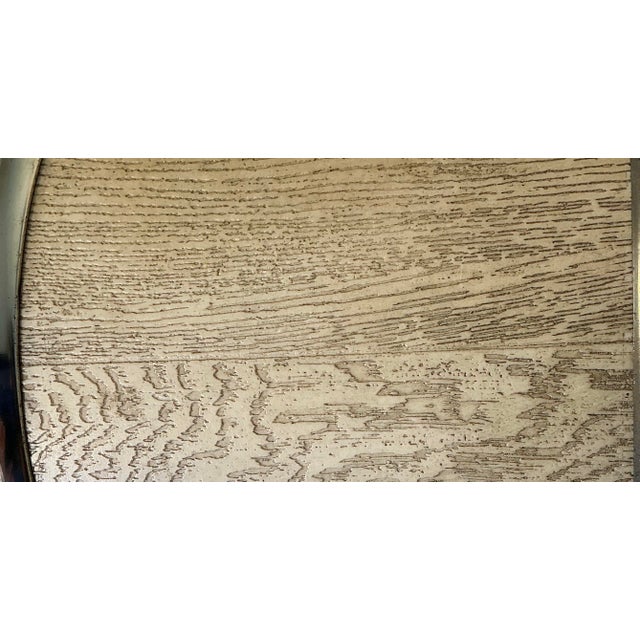 Mid-Century 13” Wide Planter Pot Decorative Bucket Faux Wood, 60s 70s For Sale - Image 10 of 12