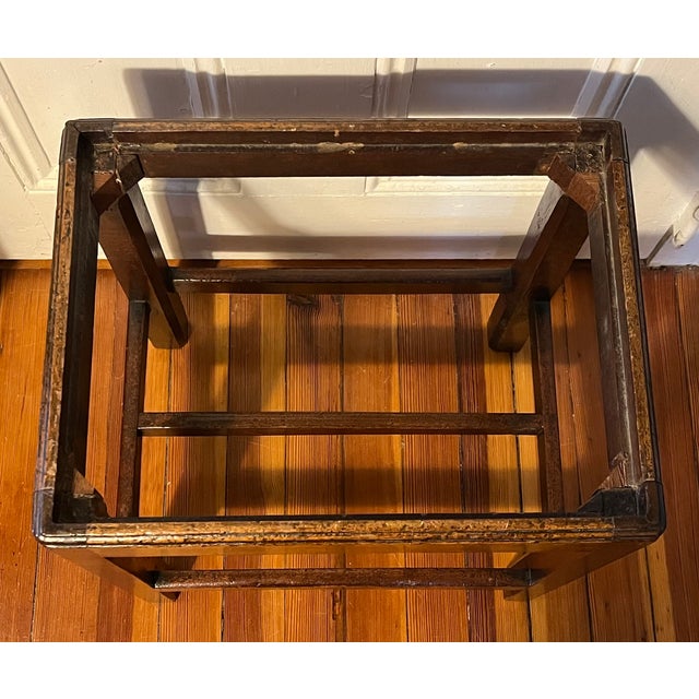 Antique 18th Century English George III Chippendale Mahogany Stool of Diminutive Size - Stair & Co. Provenance For Sale - Image 14 of 18