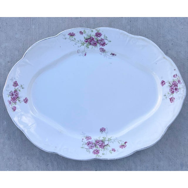 Vintage Plate Wall Haviland Limoges, Floral & White Porcelain - Set of 11 For Sale In Salt Lake City - Image 6 of 15
