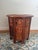 Listing is for a vintage Anglo Indian wooden table with shell inlaid decoration centered with carved floral surround....