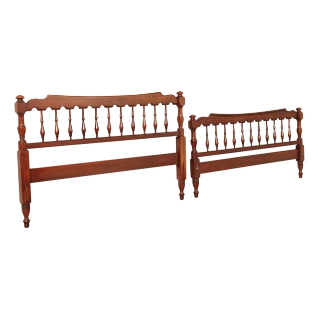 Pennsylvania House Vintage Cherry Spindle Headboard And