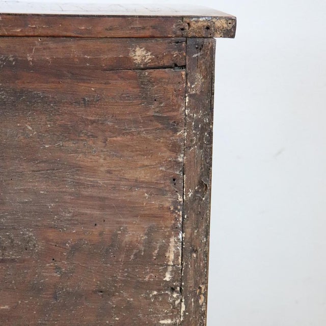 Brown Small Antique 18th Century Chest of Drawers For Sale - Image 8 of 15