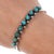 6.25" 40‘s-50‘s Zuni sterling carved turquoise row cuff bracelet. Weight and measurements in pics. No damage or...