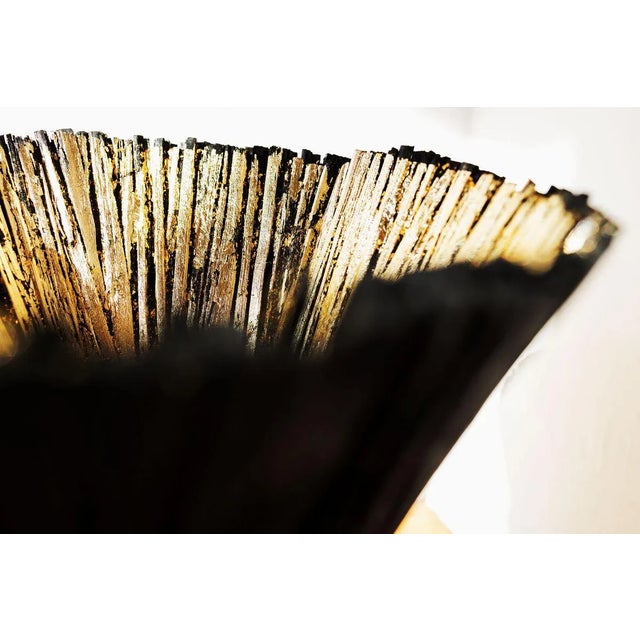 Wood Pressed Wood Black Table Light from Johannes Hemann For Sale - Image 7 of 9