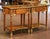 Near Pair of Mid-Century French Louis XVI Ormolu Marquetry Side Tables For Sale In Dallas - Image 6 of 17