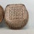 Brown Hand-Woven Wicker Baskets, Japan, 1920s, Set of 2 For Sale - Image 8 of 18