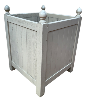 Vintage Orange Tree Planter in Painted Oak, 1950s