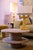 Goldenrod Alba Table Lamp in Ceramic and Linen with Samuel & Sons Trimming by Popus Editions For Sale - Image 8 of 11