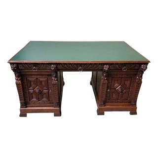Antique Gründerzeit Desk, 1880 For Sale