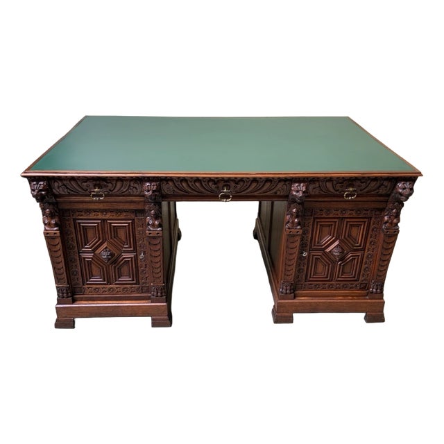 Antique Gründerzeit Desk, 1880 For Sale