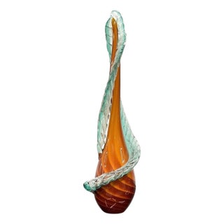 Spiral Glass Sculpture, 1970s For Sale