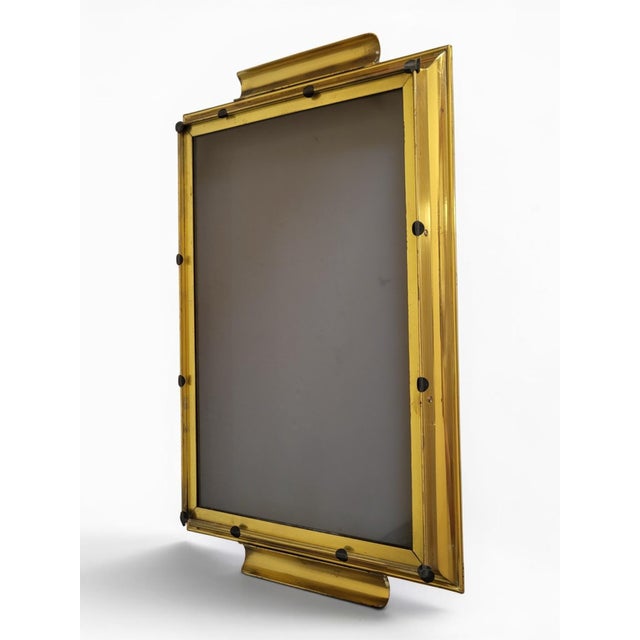 Hollywood Regency Brass Tray, 1960s For Sale - Image 9 of 11