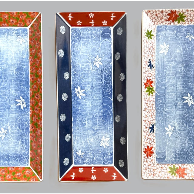 Wood Japanese Sushi Serving Platters - Set of 3 For Sale - Image 7 of 12