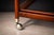 1960s Sergio Rodrigues Brazilian Rosewood Bar Cart With Removable Trays, 1960s For Sale - Image 5 of 12