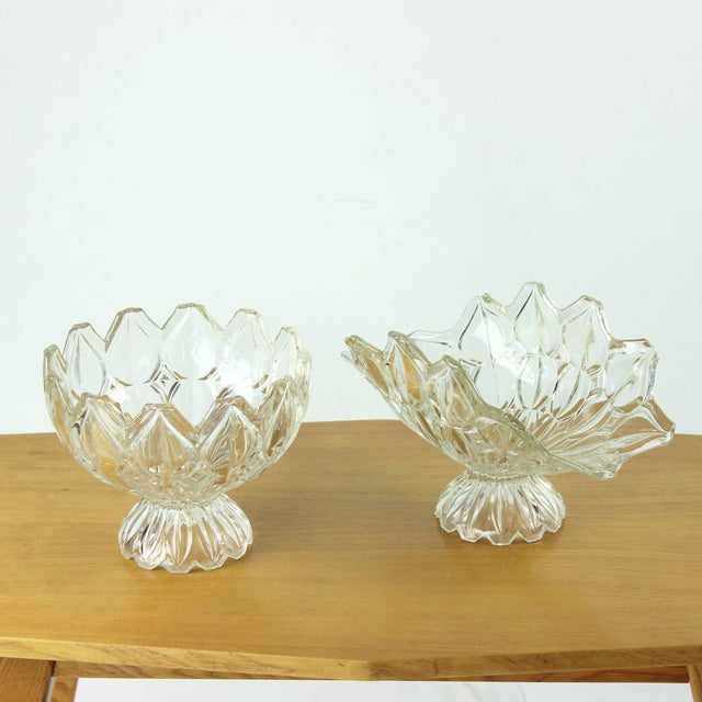 Large Tulip Collection Pressed Glass Bowl, 1957 For Sale - Image 14 of 17