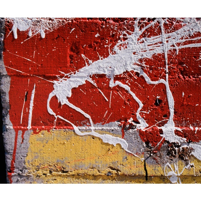 White White Paint Splatters - Large Scale Abstract Textural Photograph by Bill Clark For Sale - Image 8 of 8