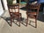 Victorian Late 19th Century Pair of Vintage Victorian Wooden Chairs For Sale - Image 3 of 12