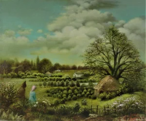 Pierre Lavarenne, Landscape, Paysage aux Bories