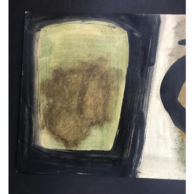 This oil on paper is from the estate of Richard M. Goodwin (1913-1996) the famous American mathematician and economist who...