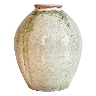Green Gradient Studio Ceramic Vase, Germany, 1976 For Sale