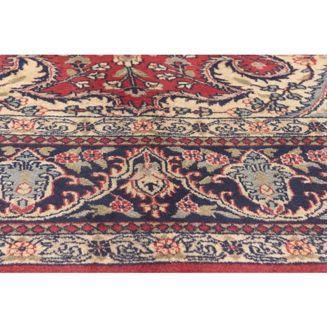 Late 20th Century Late 20th Century Vintage Indian Tabriz Rug - 08'00 X 11'04 For Sale - Image 5 of 9