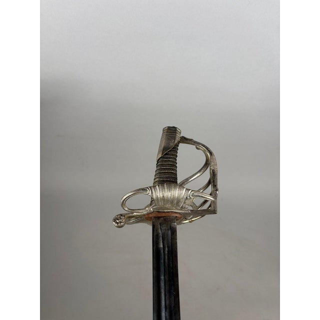 Sabre of the 2nd Company of Musketeers "Black" of the King's Household, Model 1814 Louis XVIII For Sale - Image 6 of 12