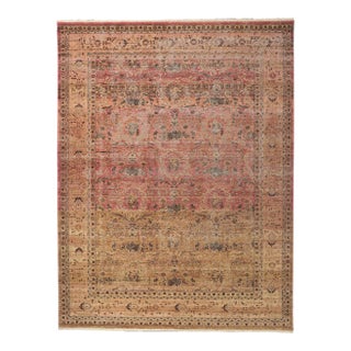 Modern Vintage Style Distressed Rug, 09'02 X 11'11 For Sale