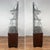 Animal Skin Maitland Smith Neoclassical Leather Wrapped Base Ornate Ironwork Baker’s Rack For Sale - Image 7 of 12